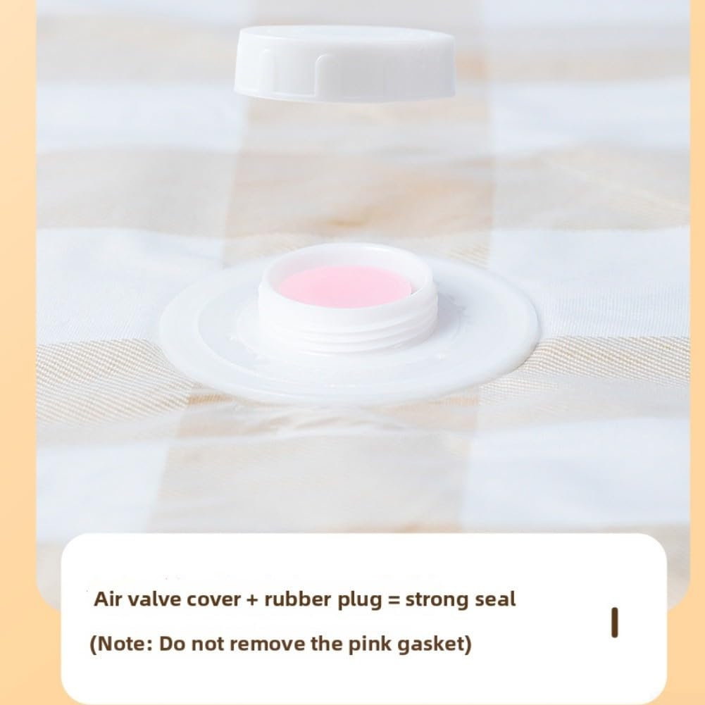 Set di 12 sacchetti sottovuoto con pompa a mano, sacchetti di compressione PA+PE, per vestiti, biancheria da letto, viaggi, chiusura ermetica, salvaspazio, in 4 misure