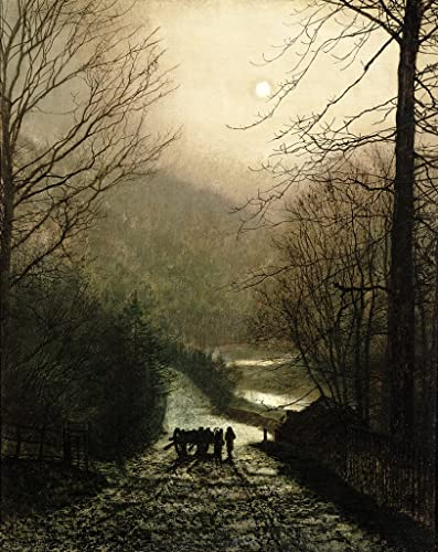 Toile le chariot à bois de Grimshaw au format 60x90cm pour l'ambiance cosy du salon