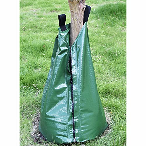Dualrain Slow Release Pe Tree Watering Bag Ring Bladders Water Deep Automatic Drip Irrigation Drippers Root Waterer Globe Soaker For New Plant Trees Trunk 20 Gallon (1 Pack) #TOP4