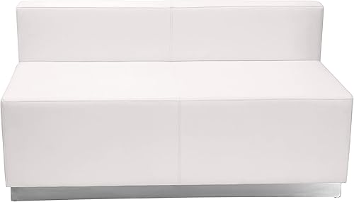 Miniatura 4 de Flash Muebles Hercules Alon Series piel Recepción Configuración, 8piezas, Tela, Negro