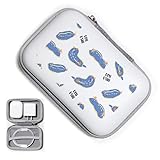 [MOSHI MOSHI] ガジェットポーチ ハード ケース ウミウシ 海牛 アオウミウシ 海の宝石 01：ホワイト