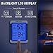 ThermoPro TP55 Digital Indoor Hygrometer Thermometer, 4-Inch Temperature/Humidity Monitor with Touchscreen and Backlit, Indoor Room Thermometer/Humidity Meter for House Home Greenhouse