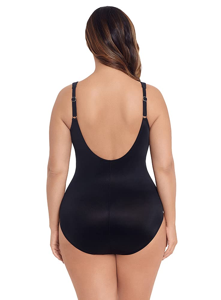 Miraclesuit 6518963W Must Haves Sanibel Maillot de Bain Sculptant avec Armatures Noir 52W