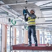Bosch Professional 18V System Akku Bohrhammer GBH 18V-22 (mit SDS plus, KickBack Control und Vibration Control, inkl. GDE 18V-12, L-BOXX, ohne Akku/Ladegerät) – Ansicht 5
