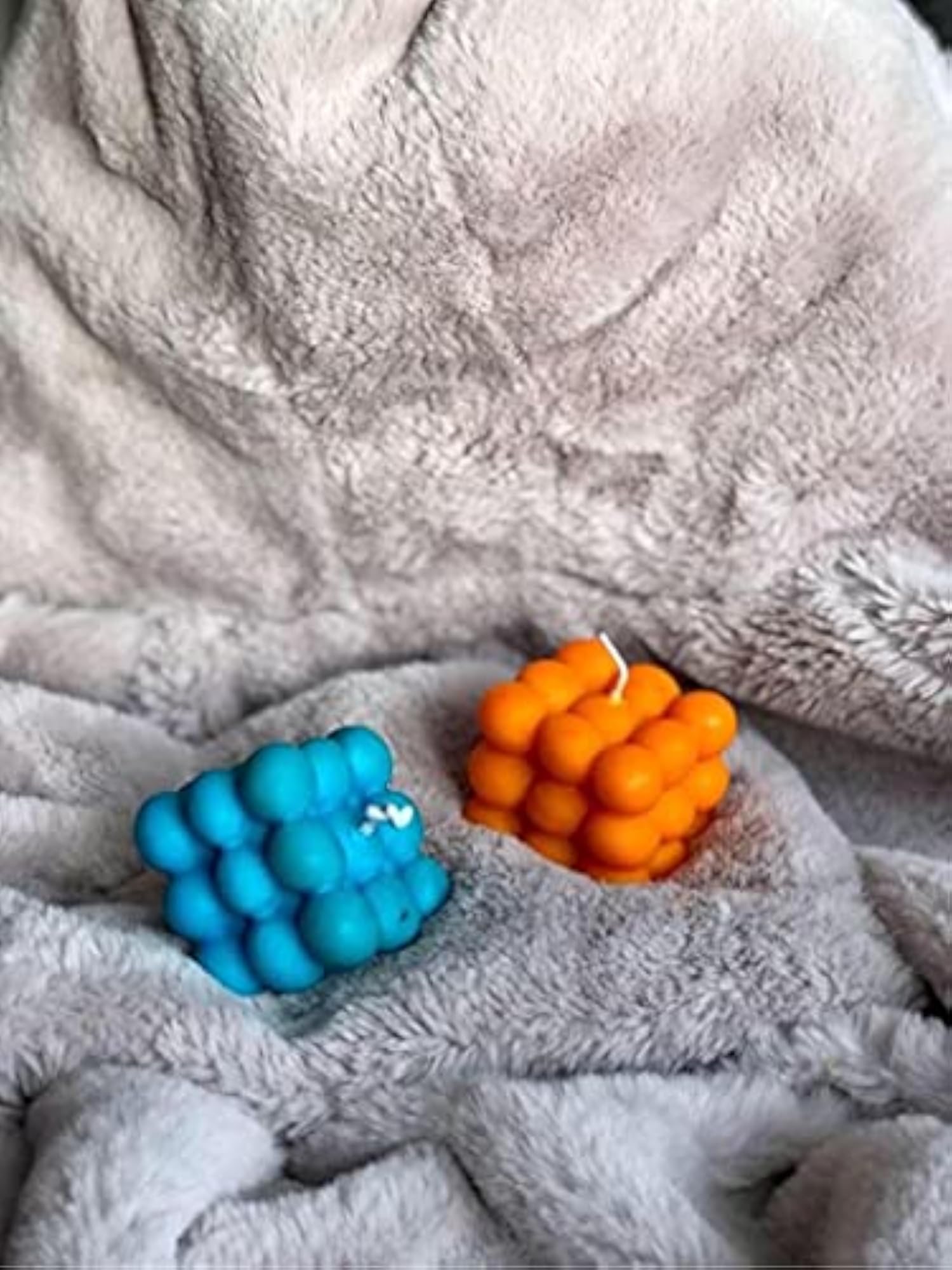 Sapi'S Paraffin and Soy Wax Cloud Bubble Cube Candle Set