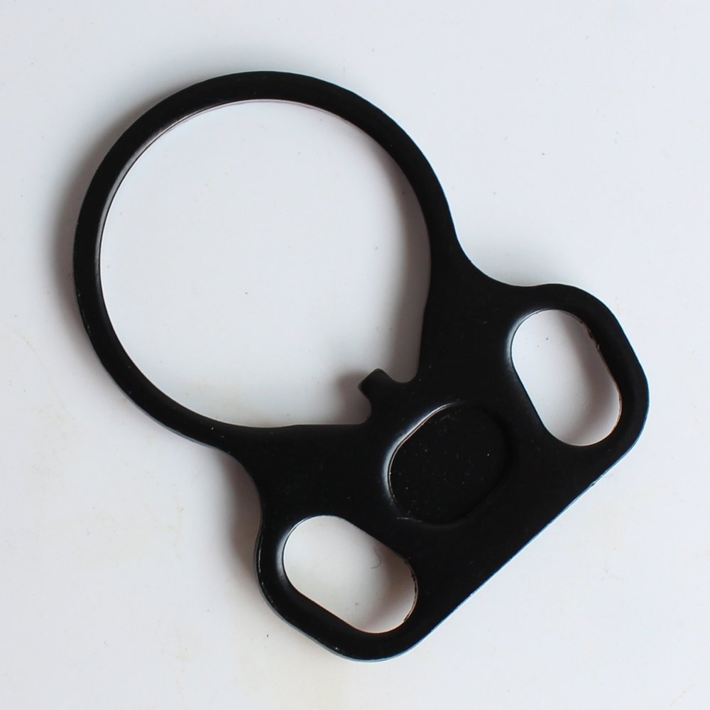 NOGA Nero Tattico Ovale Single Loop End Plate Lato Side Sling Adattatore Ambidestro Destro Mano Accessori per la Caccia di Caccia
