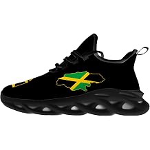 Jamaica Shoes for Women Men Jamaican Running Shoes Tennis Walking Sneakers