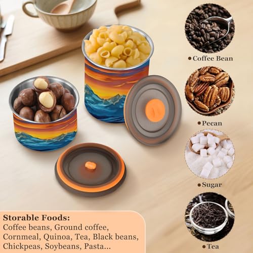 Envase hermético acero inoxidable para café 17oz miniatura 5