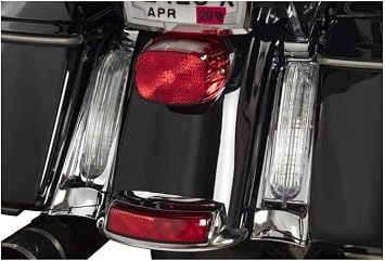 CIRO Filler Panel Lights for 14-newer Ultra and Road King with all RED LEDs in CHROME