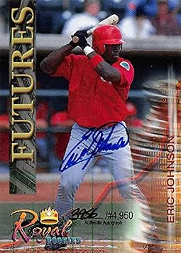 Sports Memorabilia Autograph Warehouse 249373 Eric Johnson Autographed Baseball Card - Cleveland Indians 2000 Royal Rookies