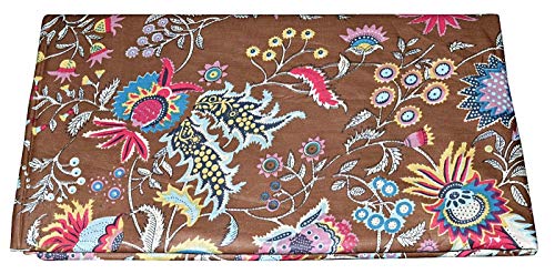 Tissu en coton imprimé fleur traditionnel de Jaipur pour écharpe - 2