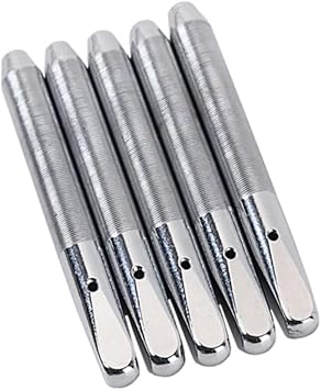 5-Pack Piano Tuning Pins Replacement Pegs for Piano Strings Silver for Musical Instruments