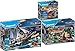 Produktbild geobra Brandstätter PLAYMOBIL® Pirates 3er Set 70412 70414 70415 Rotrocksegler + Piraten-Schatzversteck + Pirat mit Kanone