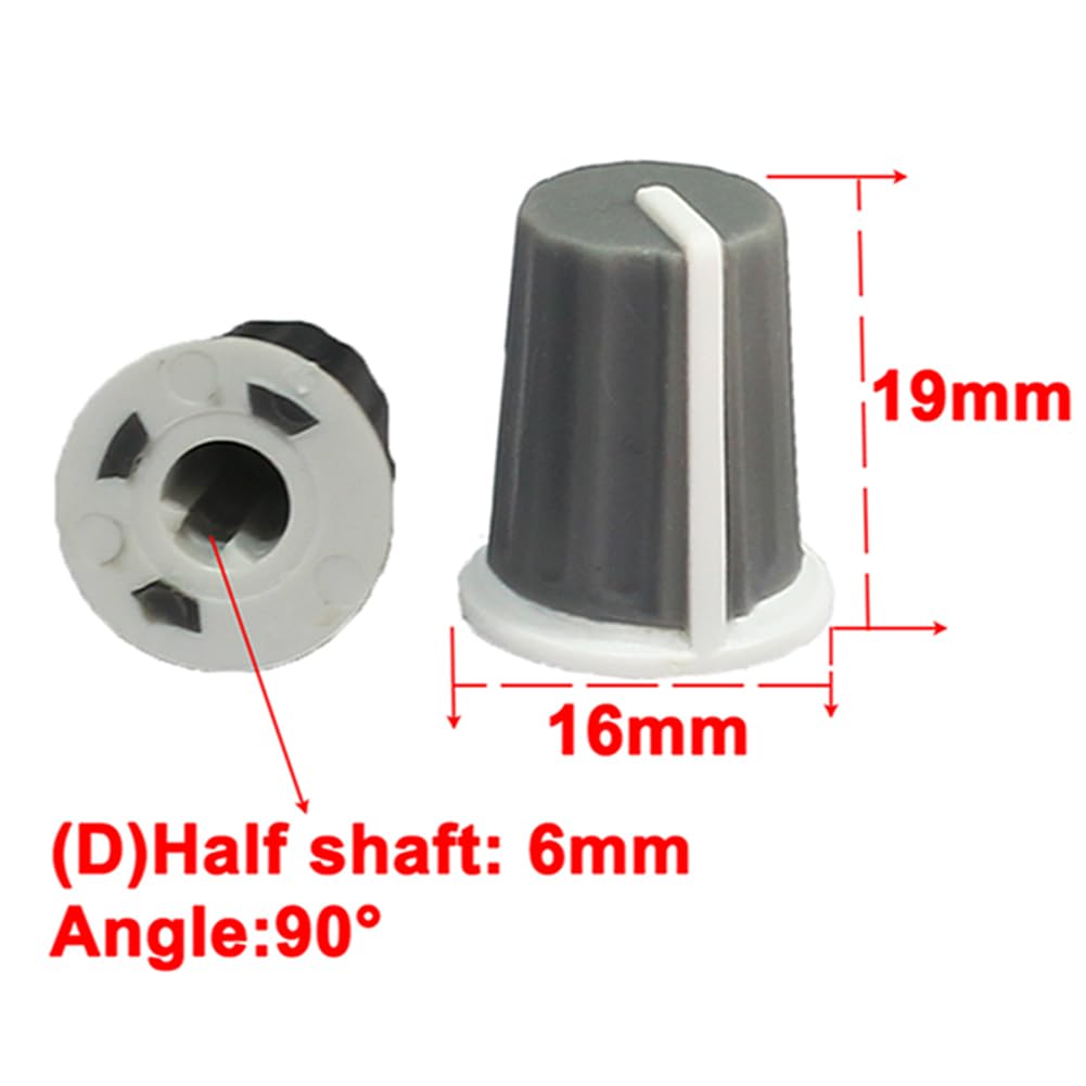 4 X TRIM Drehknöpfe Für Pioneer DJ-Mixer – Ersatz Für Potentiometer, Grauer Rand, Für DJM700, 800, 900 Usw.