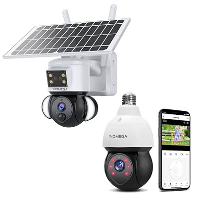 INQMEGA TUYA Solar Camera and Light Bulb Camera Jamaica Ubuy - Main Image