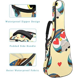 Hondank Étui rembourré pour guitare acoustique classique Motif ballerines panda, Multicolore 05, 42.9×16.9×4.7 in… - Les Beatles, Paul McCartney, John Lennon, RIngo Starr, George Harrison Hondank Étui rembourré pour guitare acoustique classique Motif ballerines panda, Multicolore 05, 42.9x16.9x4.7 in… – Image 4