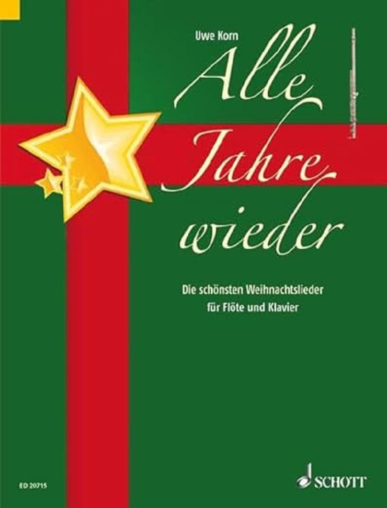 Chants de Noël pour flûte et piano partitions de musiques festives traditionnelles