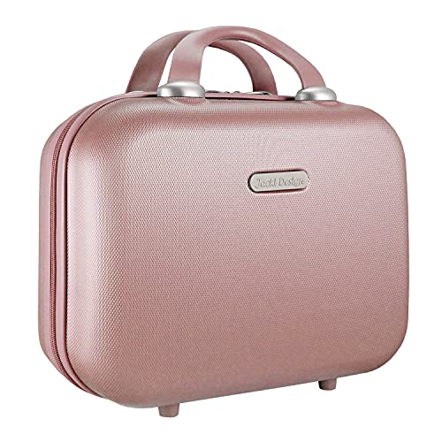 Frasqueira de Viagem Organizador Mala Mão Resistente Maleta Cor:Rosê 5