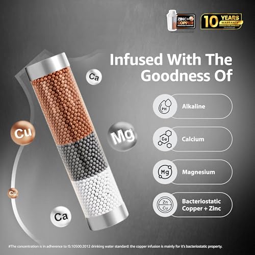 Image of Havells Gracia Alkaline Water Purifier | RO+UV+Alkaline | Free Unlimited Service Visits for 1 Yr | Hot, Warm & Ambient Water | 10 Stage Purifier | 7.6 L SS Tank | For Borewell, Tanker, Municipal Water