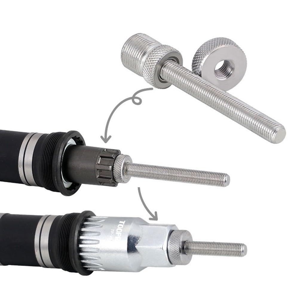 Herramienta de extracción de pedalier de bicicleta, llave de tubo de acero de alto carbono para mantenimiento de agujeros cuadrados, compatible con ranuras de llave 20/16
