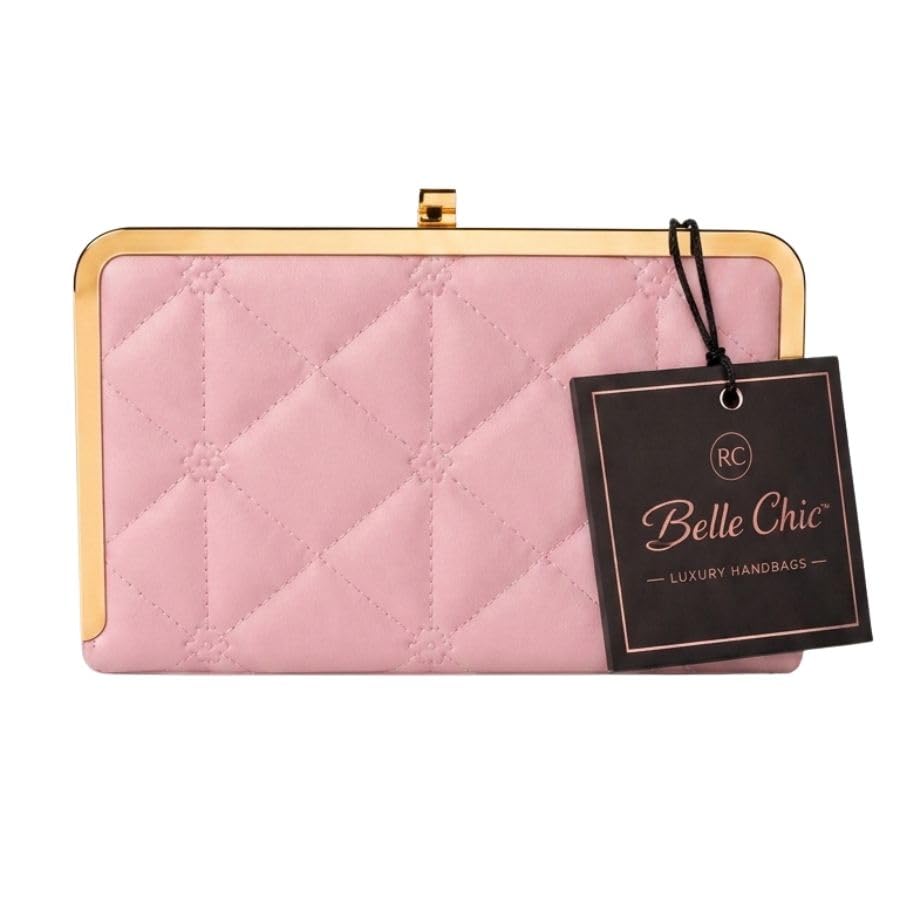 belləchic Women’s Clutch Wallet | Stylish Long Wallet with Multiple Card Slots | PU Leather Organizer Purse for Cash, Cards & Phone | Slim Travel Clutch for Daily Use (Baby Pink)-picture-48