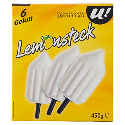 U! Confronta & Risparmia Gelati Lemonsteck, 6 x 75g (Surgelato)