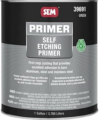 Self Etching Primer, Adheres to Steel & Aluminum, Green, 1 Gallon