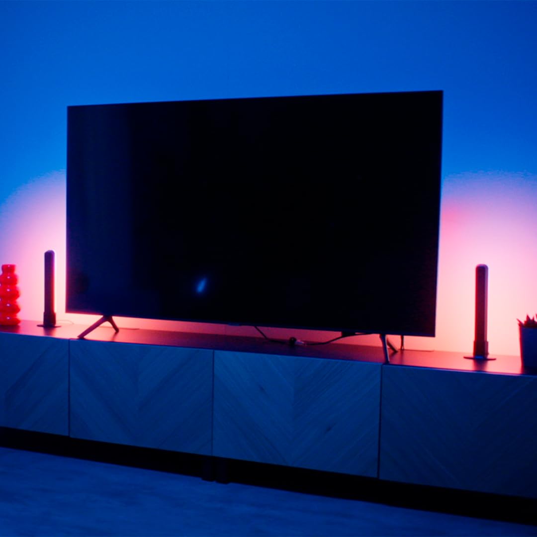 WiZ Barras de Luz Gradient - RGBIC - Colocación versátil - Fácil configuración, se Conecta a Wi-Fi - Control con App/Voz, Funciona con Google Home, Alexa y HomeKit.