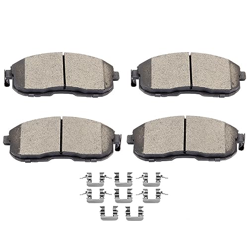 Image of SCITOO D815 Front Ceramic Brake Pads Sets & Brake Hardware Fit For INFINITI G20 / G35 / I30 / I35,For Nissan 350Z / Altima /Cube /Juke /Maxima /Sentra /Versa,For Suzuki SX4