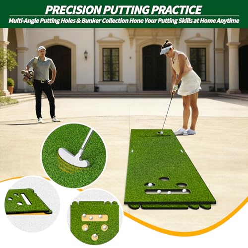 WICTTISPOSI 5x5ft Dual-Mode Golf Mat