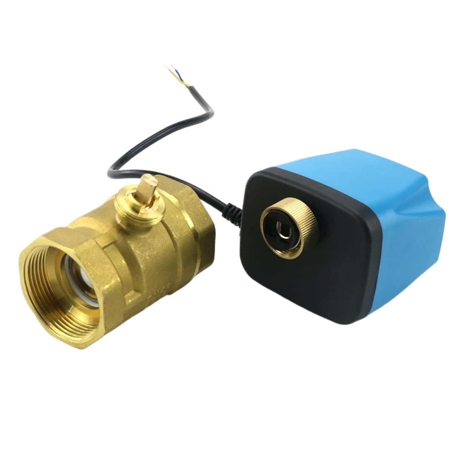 Vanne à bille motorisée 1-1/4 pouce AC 220V normalement ouverte en laiton DN32