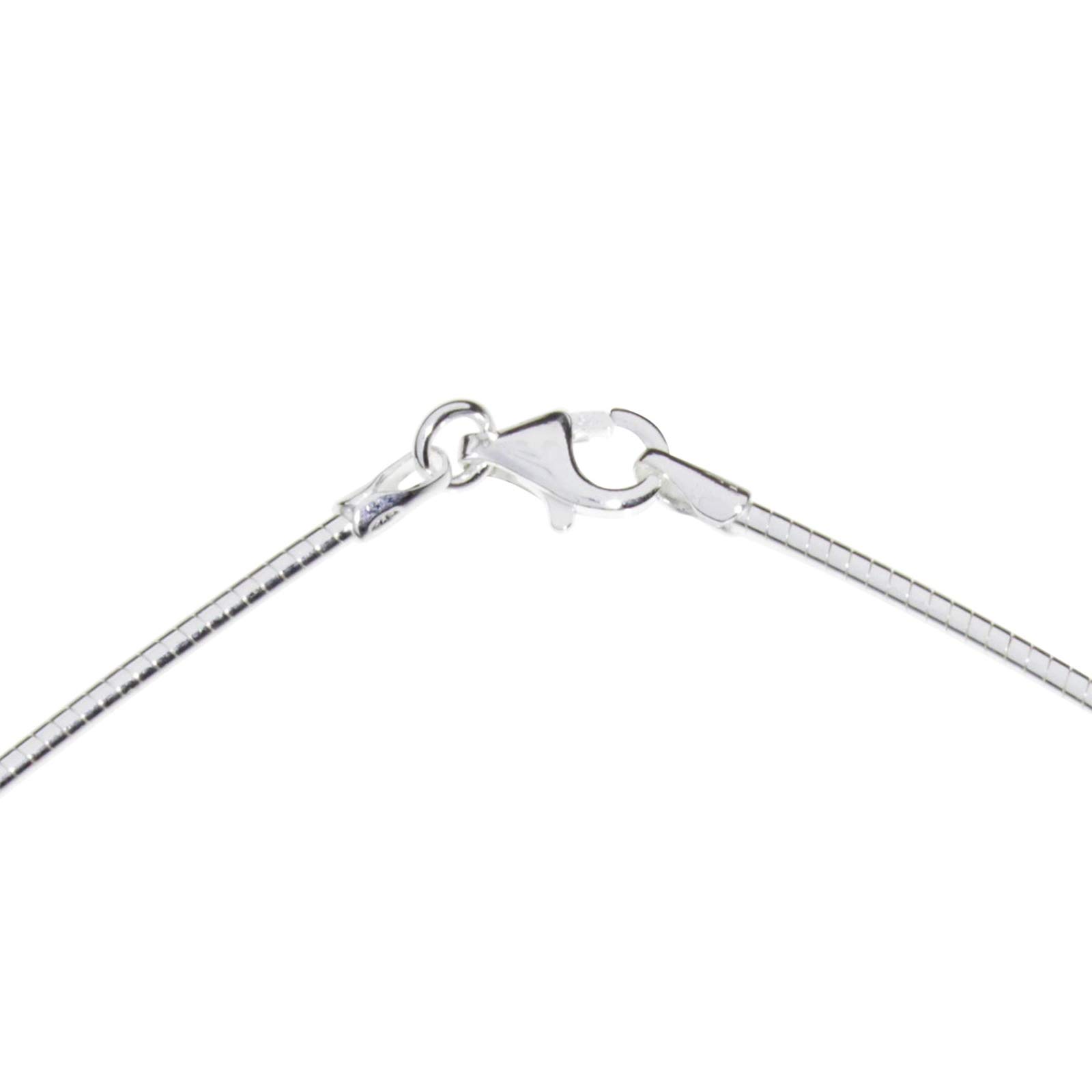 Halsreif - Omega 1,2 mm - Silber 925/000 -,