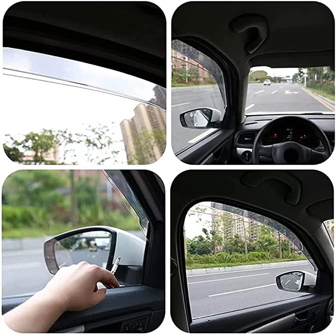 Deflectores de Viento y Lluvia para Volvo XC60 2018-2023,Deflectores de Aire de ventilación de Ventana Lateral 4 Pieza