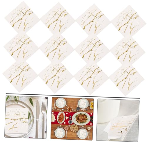 PRETYZOOM 40 Unidades De Guardanapo Descartável Toalha De Papel Guardanapo De Festa Suprimentos Para