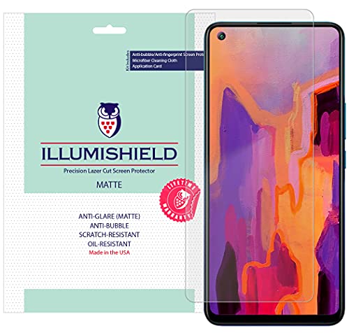 iLLumiShield Matte Screen Protector Compatible with BLU G91 (3-Pack) Anti-Glare Shield Anti-Bubble and Anti-Fingerprint PET Film