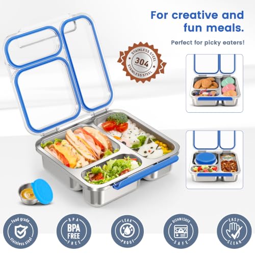Stainless Steel Bento Box with Soup Thermo