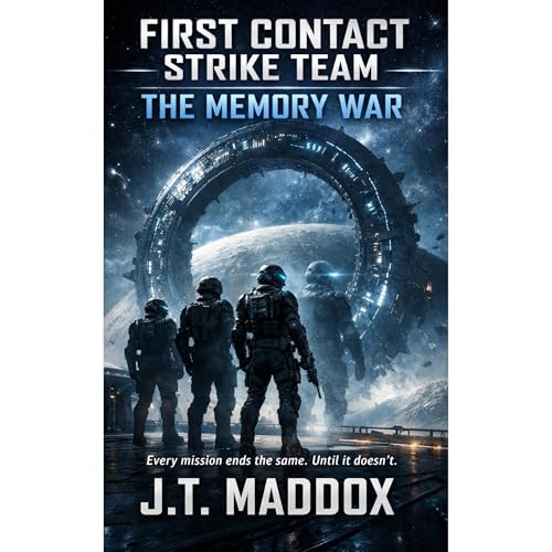 First Contact Strike Team Audiolibro Por J.T. Maddox arte de portada