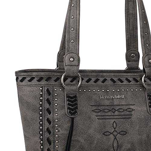Image of Montana West Spiritual Collection Western Tote Bag for Women Vegan Leather Shoulder Handbag with Wallet