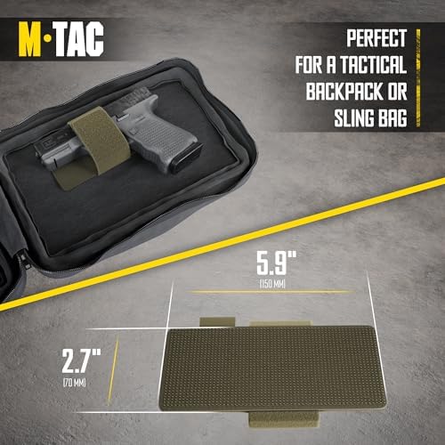 M-Tac Gun Holster for Concealed Carry - CCW Concealed Carry Holster for Men and Women - Cordura Pistol Holster for Fanny Pack, Backpack, Vest Alternate view
