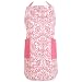DII 100% Cotton, Printed Damask Chef Kitchen Apron, Machine Washable, Great Hostess Gift, Cooking or Baking Apron with Pockets, Pink
