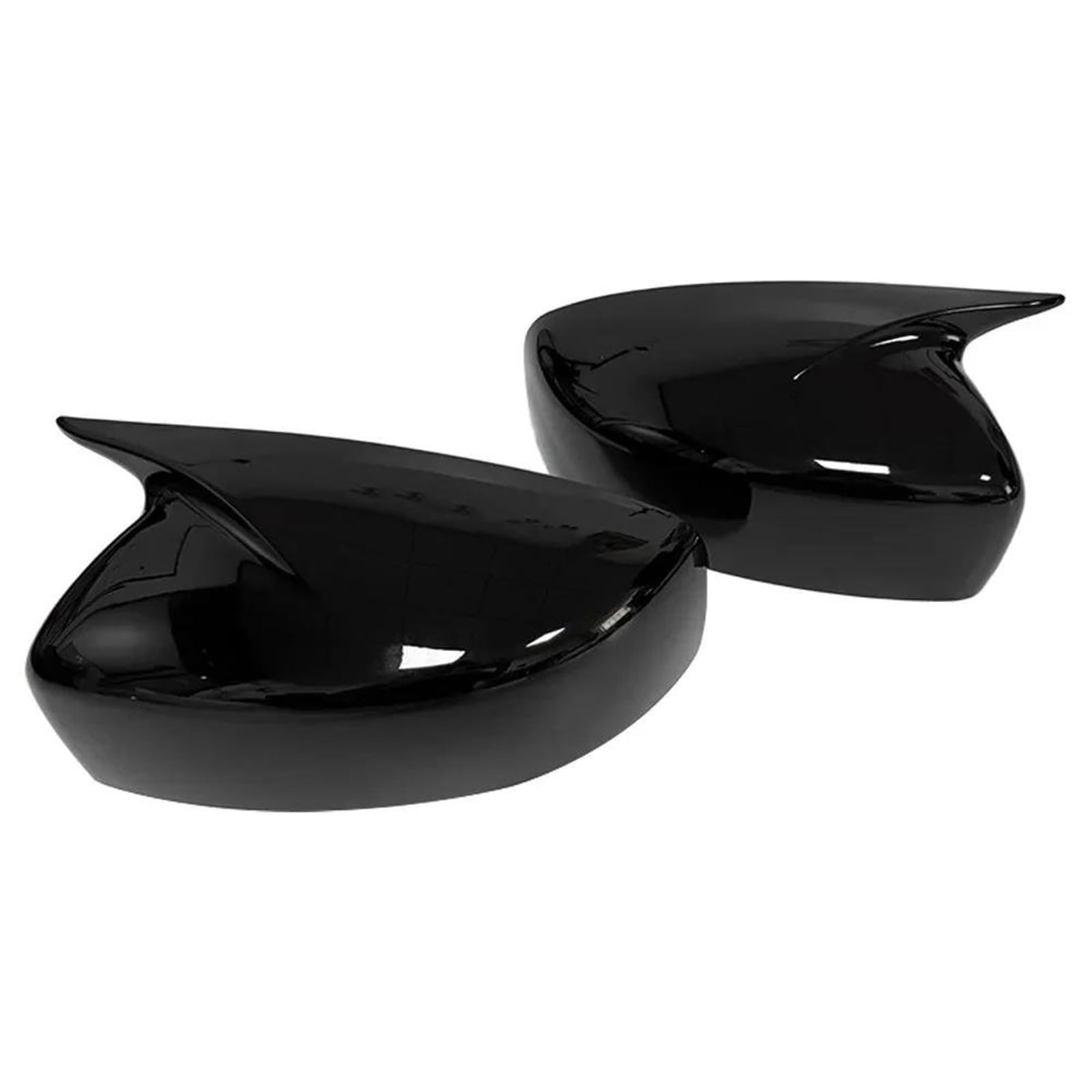for Infiniti G25 G37 Q40 Q60 2009-2015 Car Sticker Rearview Side Mirror Cover Wing Cap(Gloss Black)