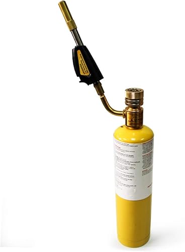 Miniatura 6 de QWORK Puntas de antorcha, remolino, compatible con gas MAP-Pro/LP, autoiluminación, regulador de antorcha de autoencendido de gas, soldadura,