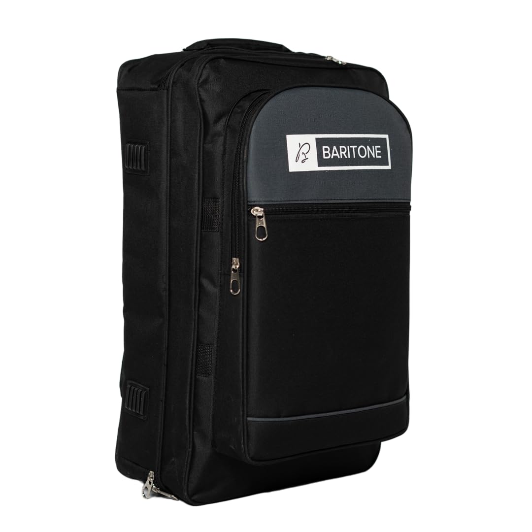 Baritone Polyester Case With Laptop Compartment For DJ Controller, Padded Cover Compatible With Pioneer DDJ-FLX4/DDJ-REV1/DDJ-400/DDJ-SB3/DDJ-RB/Roland DJ-202 Bag, Black-picture-10