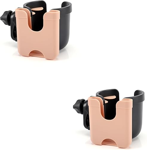 Miniatura 26 de Accmor - Portavasos para cochecito con soporte para teléfono, Portavasos universal para bicicleta, Portavasos universal para cochecitos Uppababy