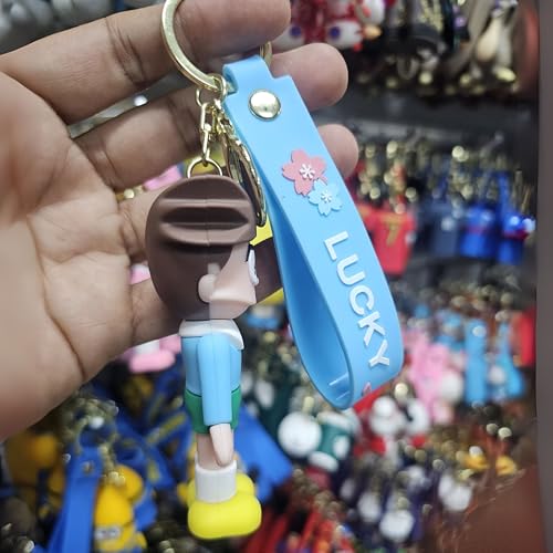 Image of OTTAVO Cute Cartoon 3D Silicone High -Quality PVC Material Keychain, Suitable for Boys and Girls - Pack of 1.