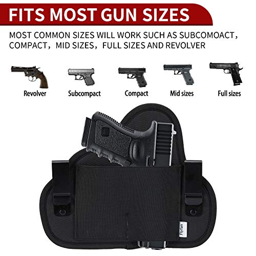 IWB Universal Holster, Concealed Carry Gun Holster, Holster for Female/Male Fits G Lock 21,23,26,39,42/S&W, M&P Shield/Taurus