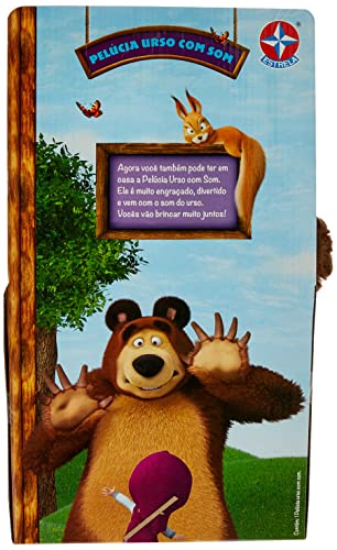 Pelúcia Urso Com Som, Brinquedos Estrela, Multicor