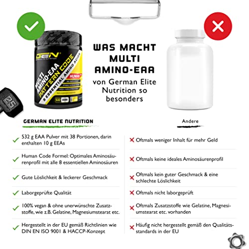 EAA Pulver von GEN Nutrition – 532 g mit Cola Zitrone Geschmack