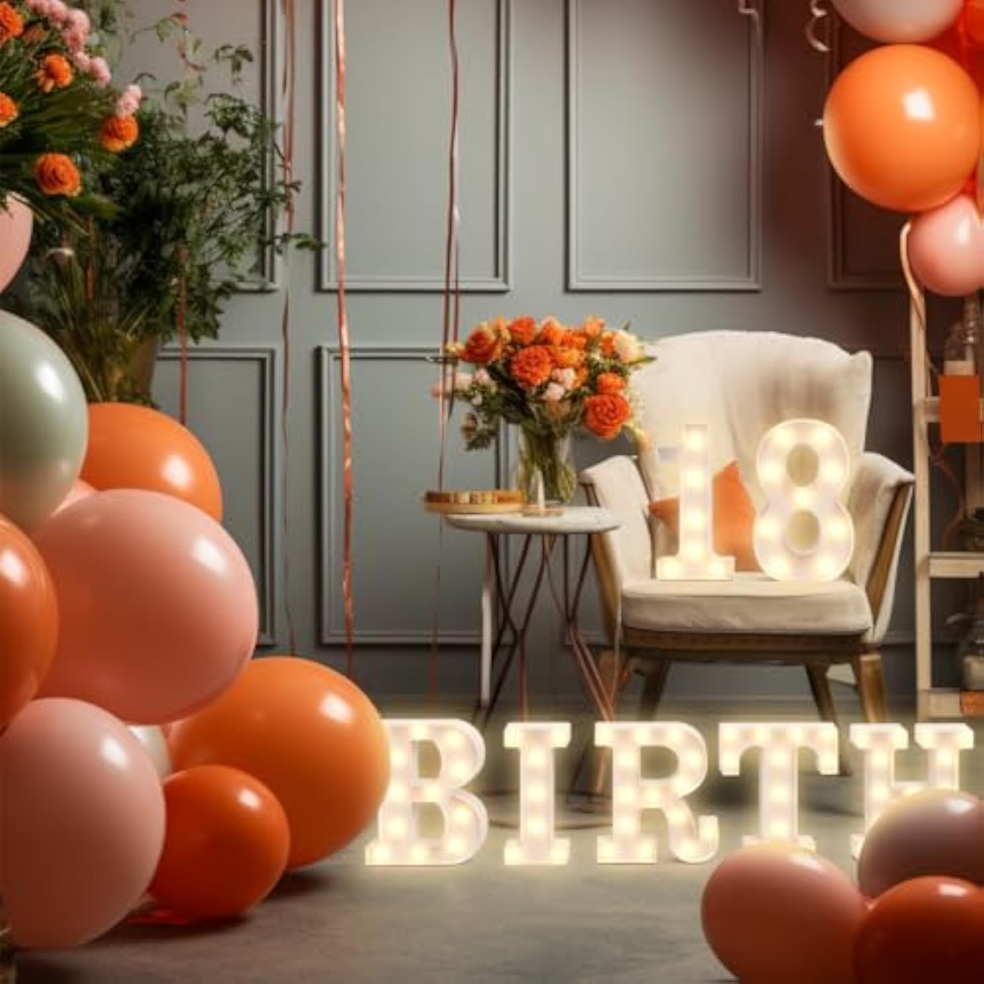Alphabet Letters Marquee Light Up Sign for Home Décor