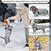 Hjyokuso Wasserdichter Hundemantel, Hundejacke mit Geschirr, Wintermantel Hund für kleine Mittel Große Hunde, Winddichte Winterjacke Hund Outfit mit Reflektierender Streifen und Reißverschluss S-XL